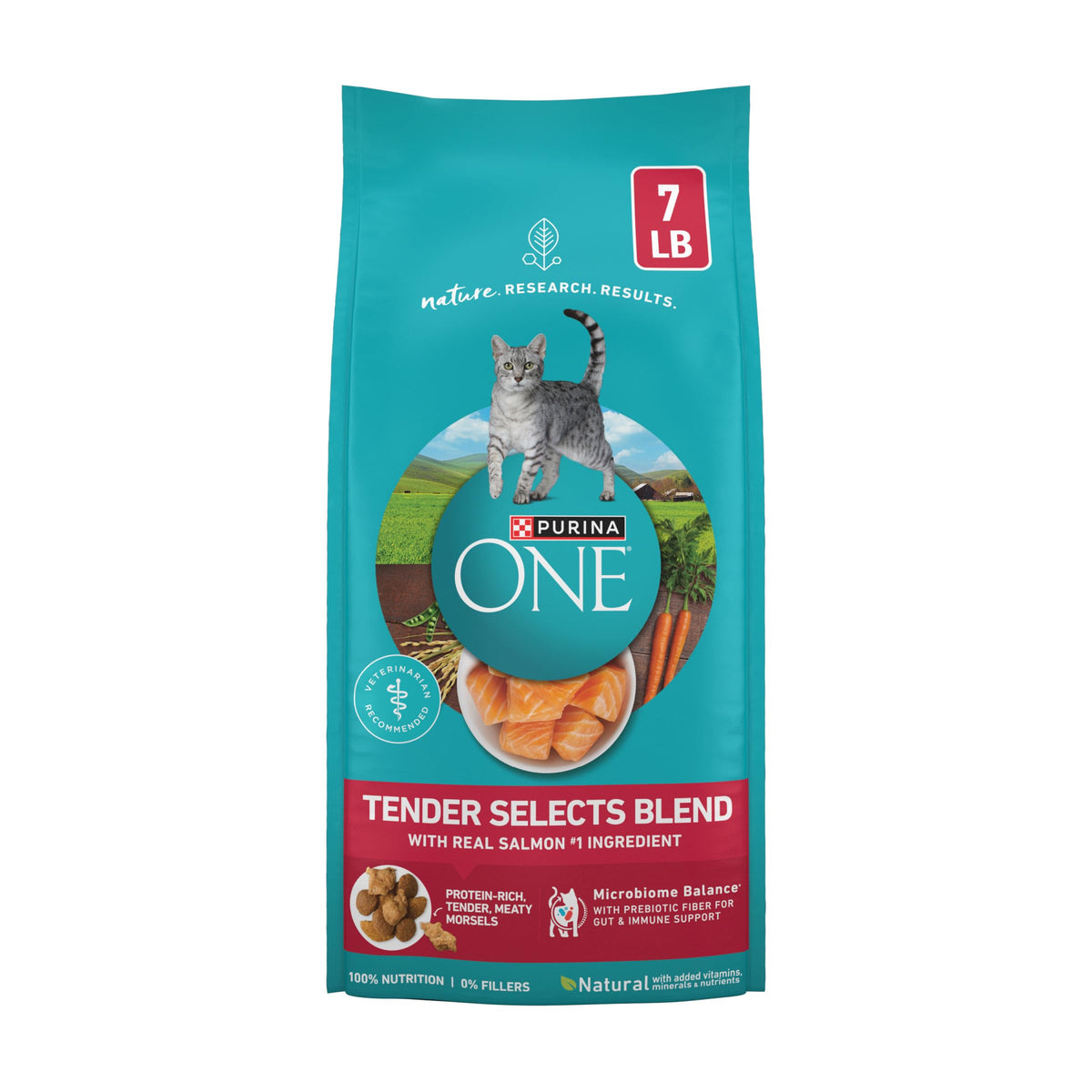 Purina ONE Tender Selects Dry Cat Food, Chicken, 16 lb Bag